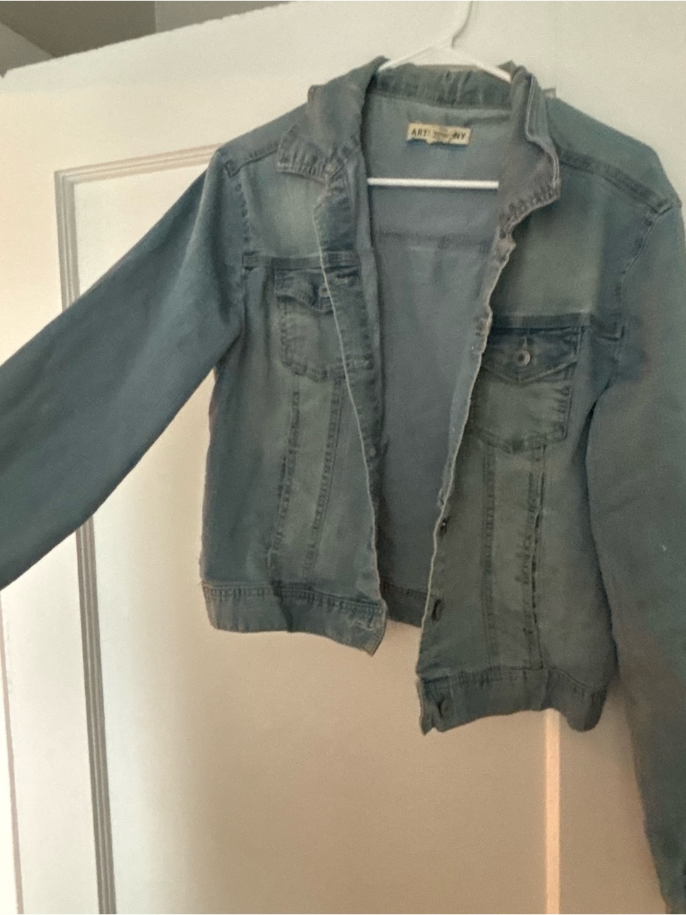Light Blue Denim Jacket - Women's Casual